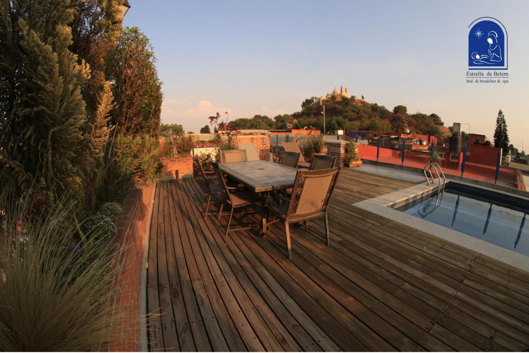 Estrella De Belem B&B And Spa Чолула Экстерьер фото